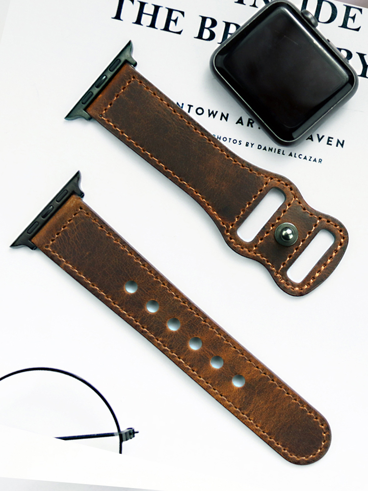 Genuine Leather Correa Strap f - đánh giá và giá Smartwatch Accessories Shop
