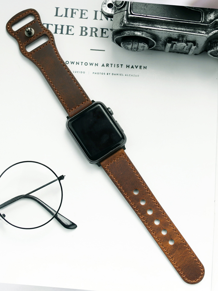 Genuine Leather Correa Strap f - đánh giá và giá Smartwatch Accessories Shop